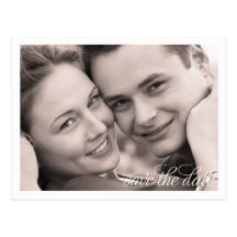 Simple Photo Save the Date Post Card