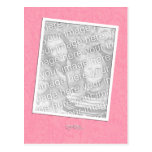 Simple Pink Post Cards
