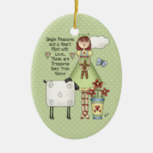 Simple Pleasures Raggedy Ann Oval Ornament