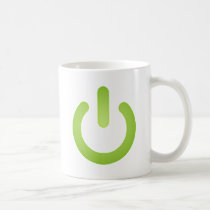 Simple Power Button mugs
