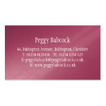 Simple Raspberry Pink Gradient Business Card business cards