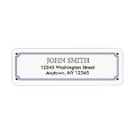 Simple Return Address Label