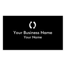 Simple reuse energy recycle symbol cards business cards
