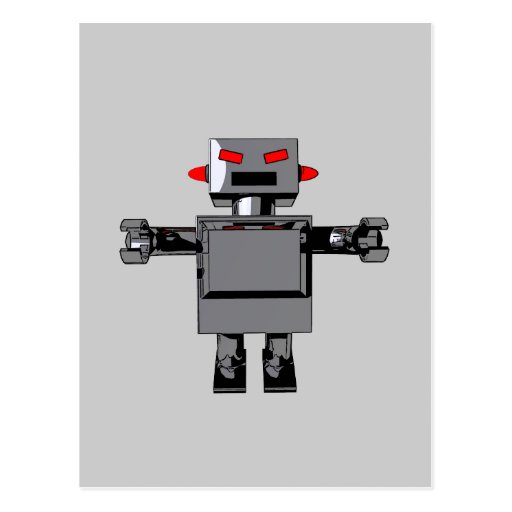 Simple Robot Postcard