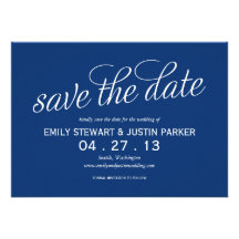 simple script save the date custom announcements