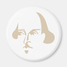 Simple Shakespeare Fridge Magnets