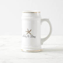 Simple starfish coffee mugs
