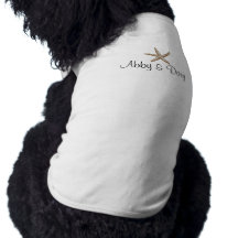 Simple starfish pet tee