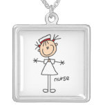 Simple Stick Figure Nurse Tshirts and Gifts Pendants