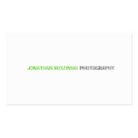 Simple Text Business Card