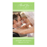 Simple Wedding Thank You Photocard (mint) Picture Card