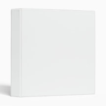 Simple White Binders