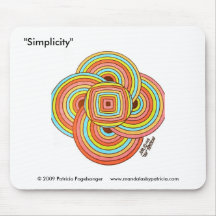 "Simplicity" Mousepad