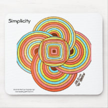 "Simplicity" Mousepad