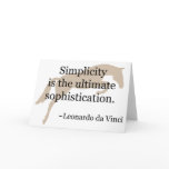 Simplicity Quote With Jumper Horse cards