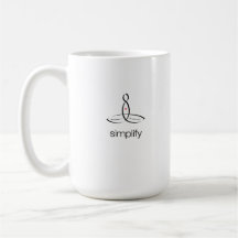 Simplify - Aum - Black Regular style Mug