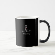 Simplify - White Fancy style Mugs