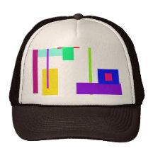 Simplistic Minimal Art Design Trucker Hat