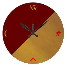 Simplistic Quirky Keyboard> Wall Clock