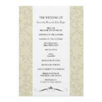 Simply Chic Wedding Ceremony Programs