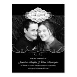 Simply Couture Save The Date Postcard - Black