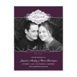 Simply Couture Save The Date Postcard - Purple