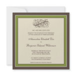 Simply Elegant Wedding Invitation (olive)