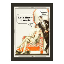 Simply Fabulous Art Deco Party Personalized Invitation