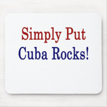 Simply Put Cuba Rocks Mousepad