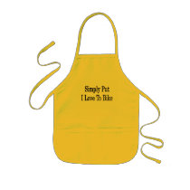 Simply Put I Love To Bike Aprons