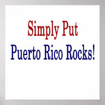 Simply Put Puerto Rico Rocks Print