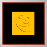Simply Satisfied 12" x 12" Poster