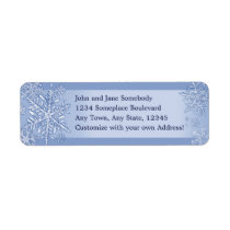 Simply Snowflakes Return Address Labels