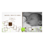 Simply Square: Birth Announcement photo cards