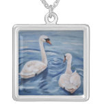 Simply Swans Necklace