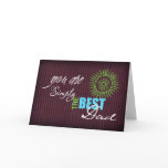 Simply the Best Dad Greeting Card