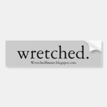 Simply Wretched Bumper Sticker