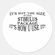 Simulus Package too Round Stickers