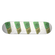 Sin as S Sulphur  and In indium Skateboard Deck