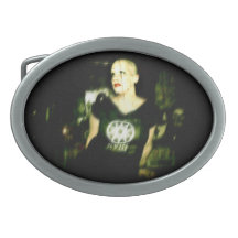 SIN Buckle Oval Belt Buckles