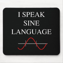 Sine Language Mousepad