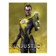Sinestro Postcard