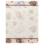 Sinful Desserts Bridal  Wedding Gift Recipe Pages Letterhead