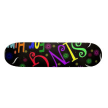 sing custom skate board
