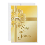 Sing To Jesus-Customize invitations