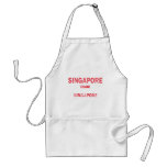Singapore and Singapore Flag designs Aprons