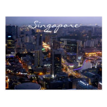 singapore city postcard