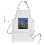 Singapore cityscape at dusk apron