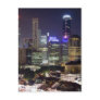 Singapore cityscape at night postcards