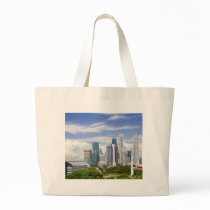 Singapore cityscape canvas bags
